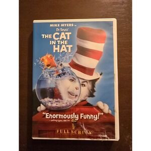 Dr. Seuss' the Cat in the Hat (2003) (DVD, 2003), Full Screen, Good Condition